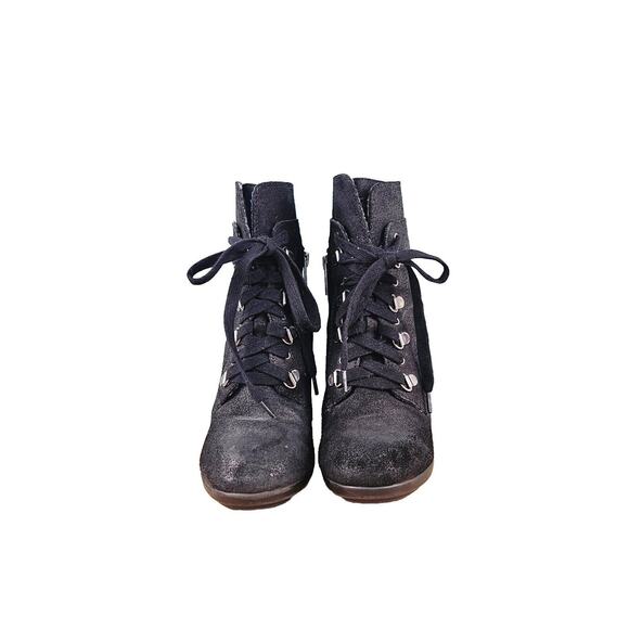 Kenneth Cole Reaction Fun Hunt Womens Leather Casual Boots, Black, 6.5 - Picture 13 of 16